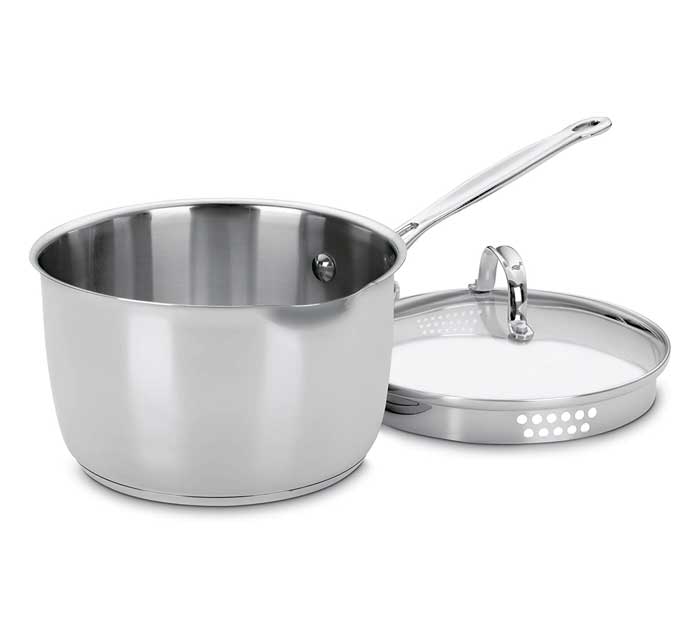 Cuisinart Chefs Classic Stainless 3 Quart Cook and Pour Saucepan-2