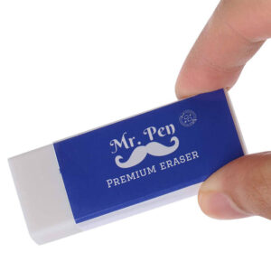 Mr.-Pen-Pencil-Erasers,-White,-Large,-Pack-of-10