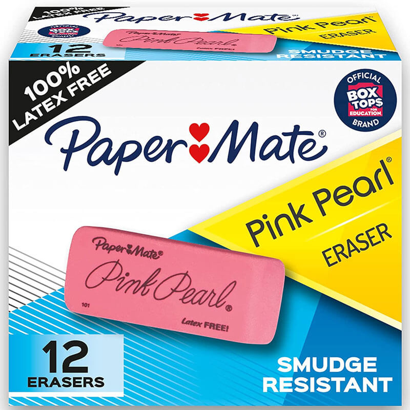 Paper-Mate-Pink-Pearl-Erasers best pencil eraser review