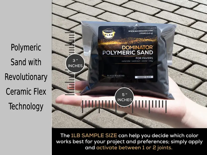 DOMINATOR Polymeric Sand with Revolutionary Ceramic