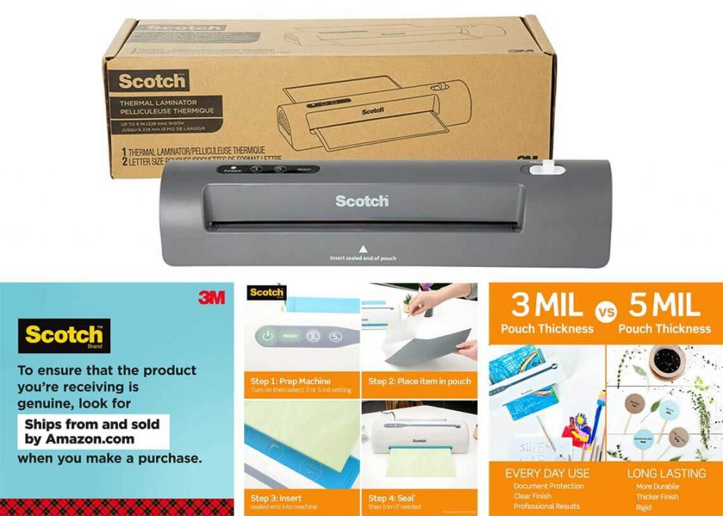 Scotch Thermal Laminator Review Sturdiness and Features