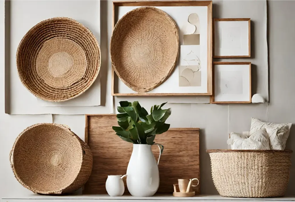 Baskets for wall art