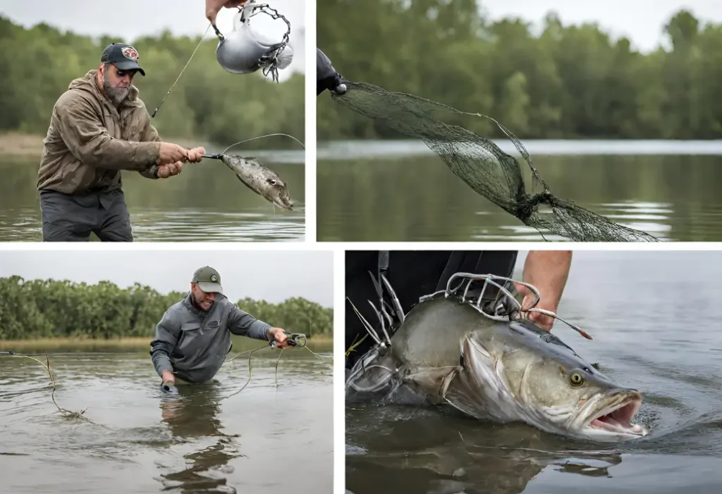 Techniques for Hooking, Fighting, and Landing Catfish