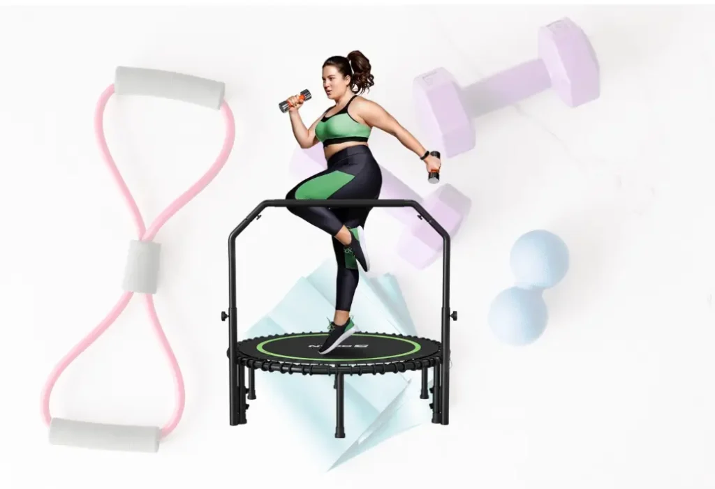 BCAN Foldable Mini Trampoline: best-indoor-fitness-trampoline