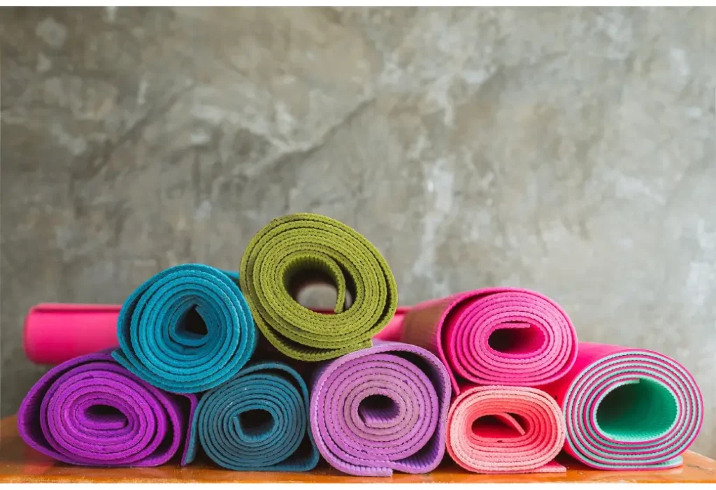 Yoga mats_ how-to-set-up-a-home-gym-in-small-spaces