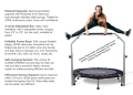 BCAN Foldable Mini Trampoline: Compact Fitness Fun